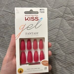 KISS Gel Fantasy Collection - Red Nails
